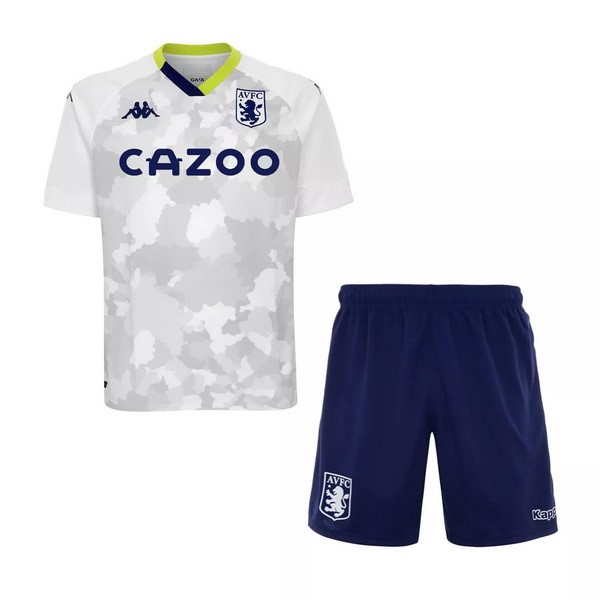 Camiseta Aston Villa 3ª Niños 2020/21 Blanco